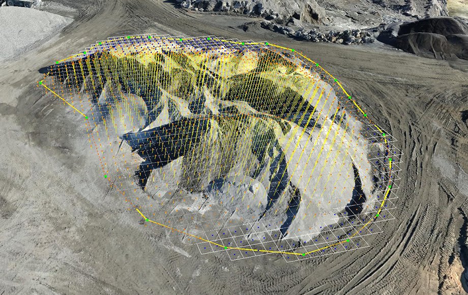pomiary objętości mas ziemnych geodezja tarnów powiat tarnowski geodeta dron fotogrametria